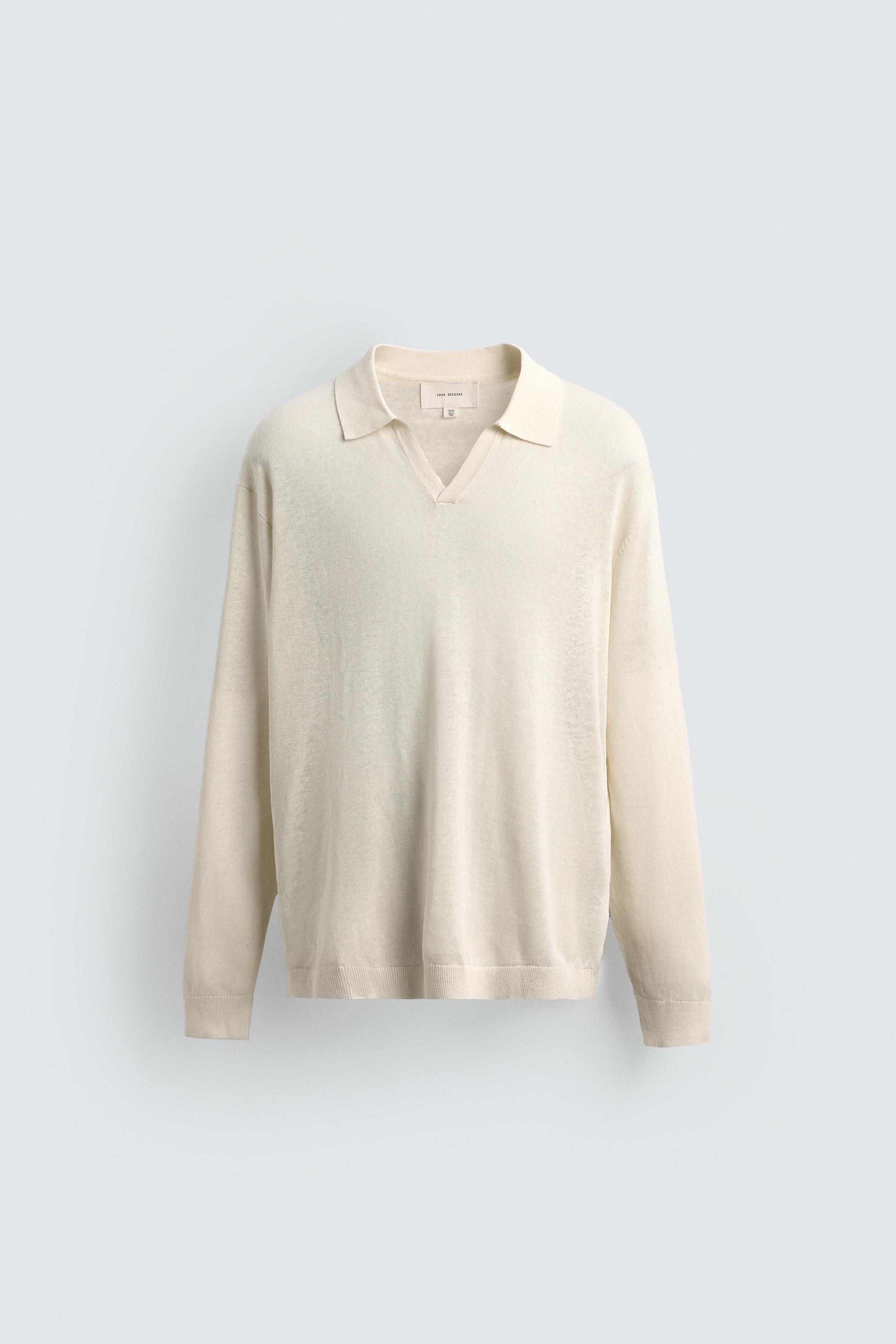 POLO EN MAILLE DE COTON ET SOIE